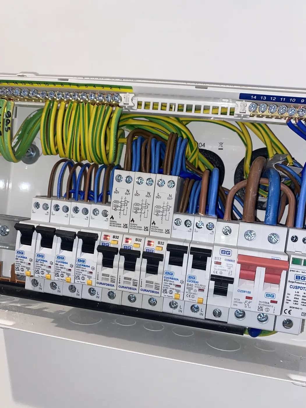 BG consumer unit second fix