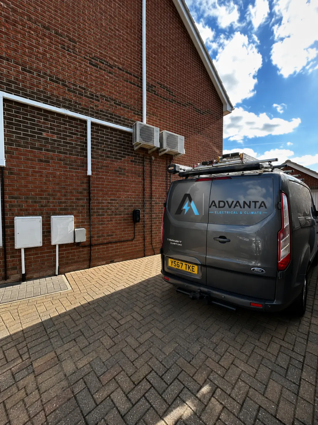 Advanta Services van on a local job